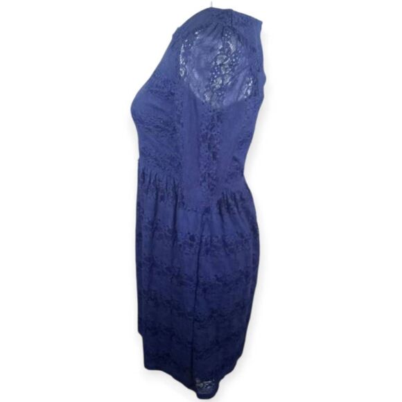 BY & BY COBALT BLUE LACE DRESS SZ.M EUC. - Picture 4 of 7